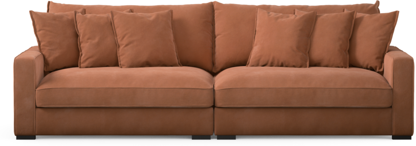 Rossi - 4-sits soffa - Gul