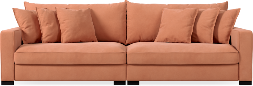 Rossi - 4-sits soffa - Gul