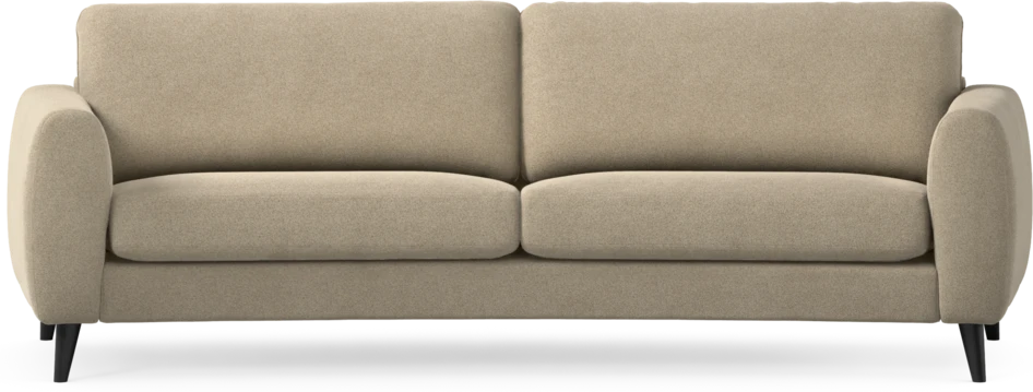 Bridge - 3-sits soffa svängd - Beige