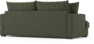 Mila - 3-sits soffa, hel dyna - Grön