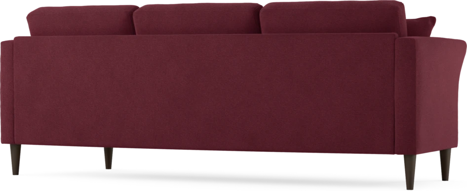 Eden - 3-sits soffa svängd - Röd
