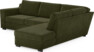 Friday - 2,5-sits soffa med divan höger - Grön