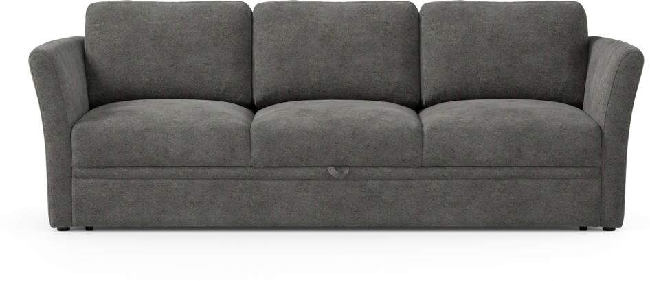 Öland - Bäddsoffa 3-sits, längsbäddad - Grå
