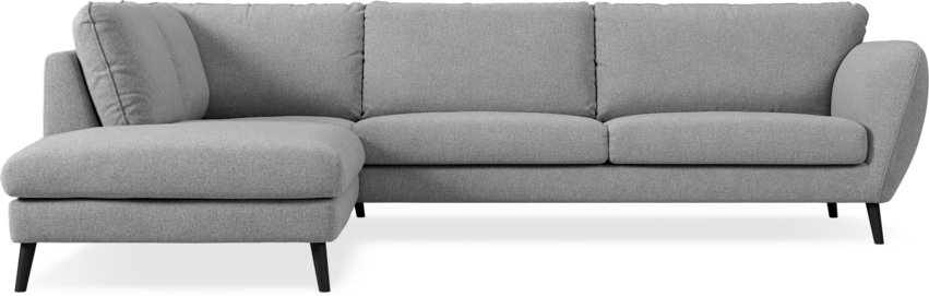 Madison - 3-sits soffa med divan vänster - Grå