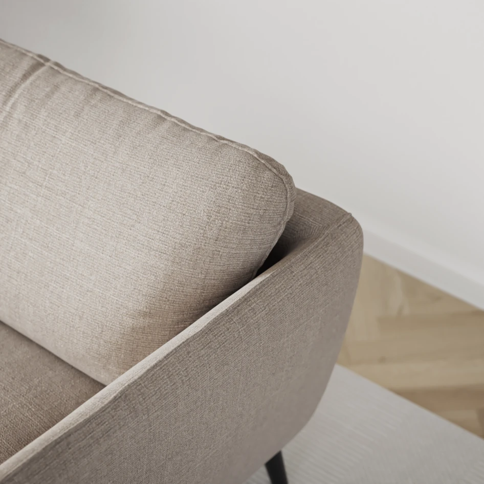 Madison Lux - 3-sits soffa med schäslong vänster - Beige