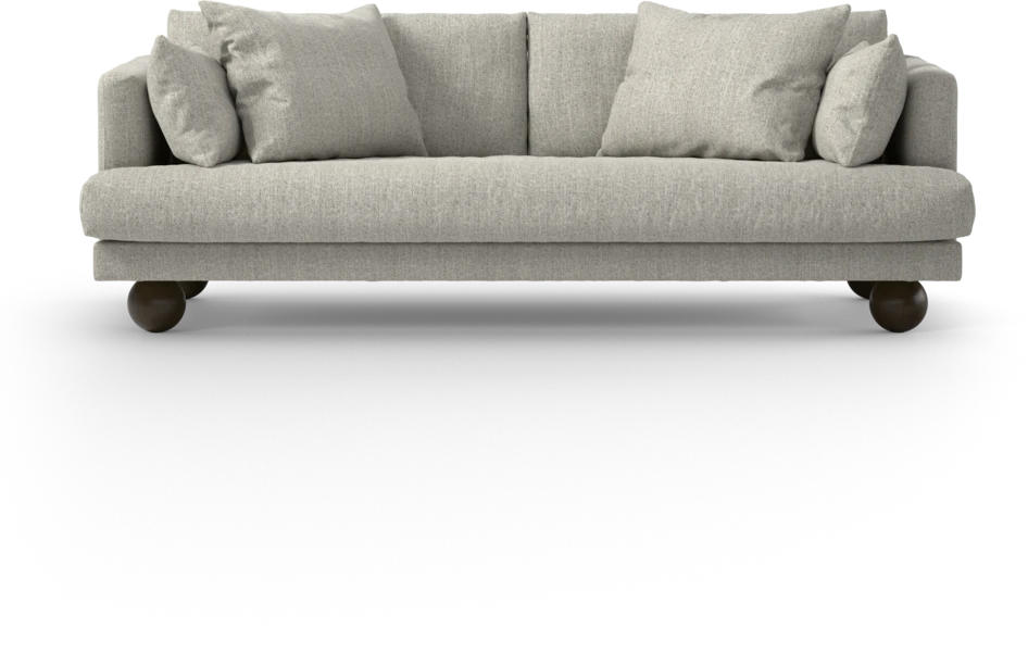 Harper - 3-sits soffa, hel dyna - Vit