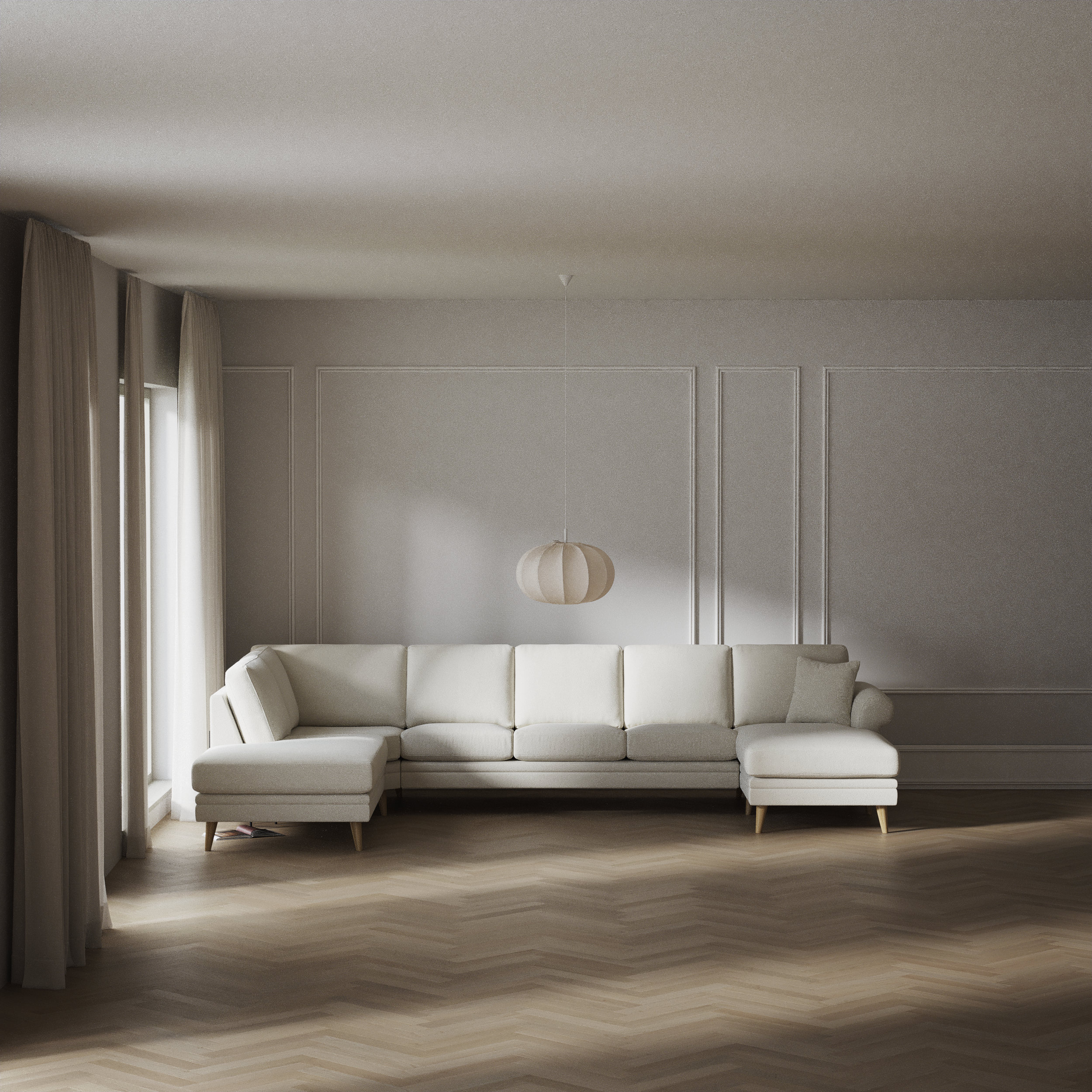 Eden - 3-sits soffa med divan vänster och schäslong höger - inspiration