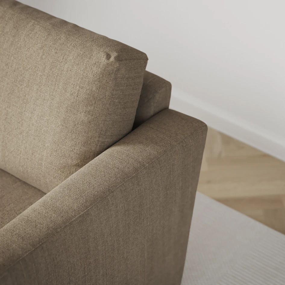 Friday - 2,5-sits soffa med divan vänster - Beige