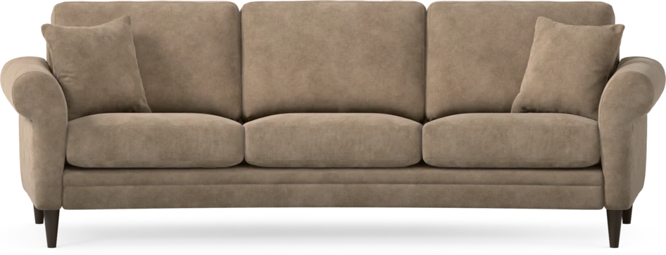 Eden - 3-sits soffa svängd - Beige