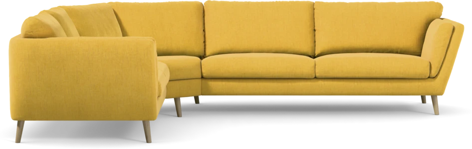 Madison Lux - Hörnsoffa 2+3-sits, hörn 2 - Gul