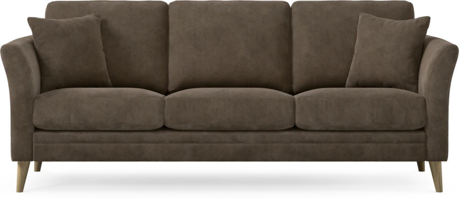 Eden - 3-sits soffa - Brun