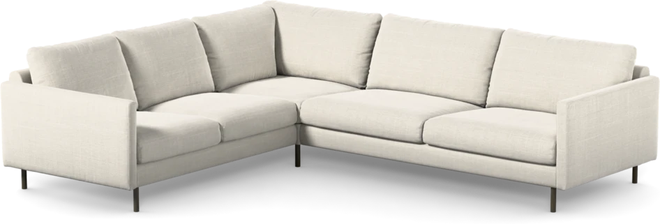 Madison Lux - Hörnsoffa 2+3-sits, hörn 1 - Vit