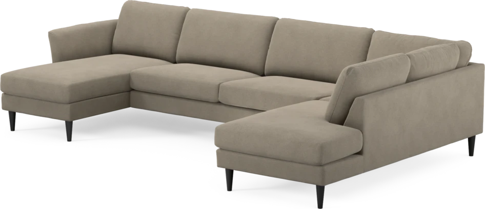 Bridge - 3-sits soffa med schäslong vänster och divan höger - Beige