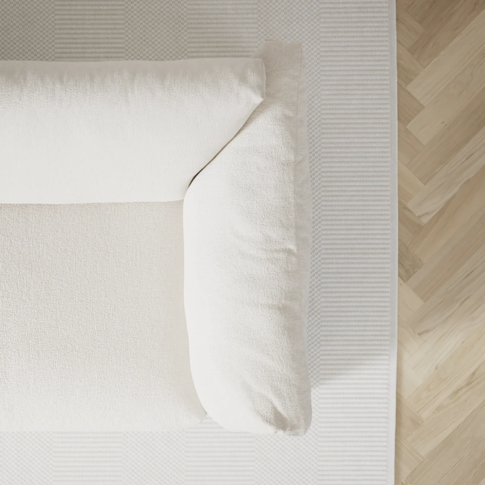 Cherrie Klädsel - Klädsel till 3-sits soffa med divan höger - Vit