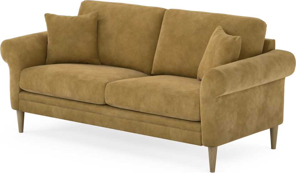 Eden - 2,5-sits soffa - Gul