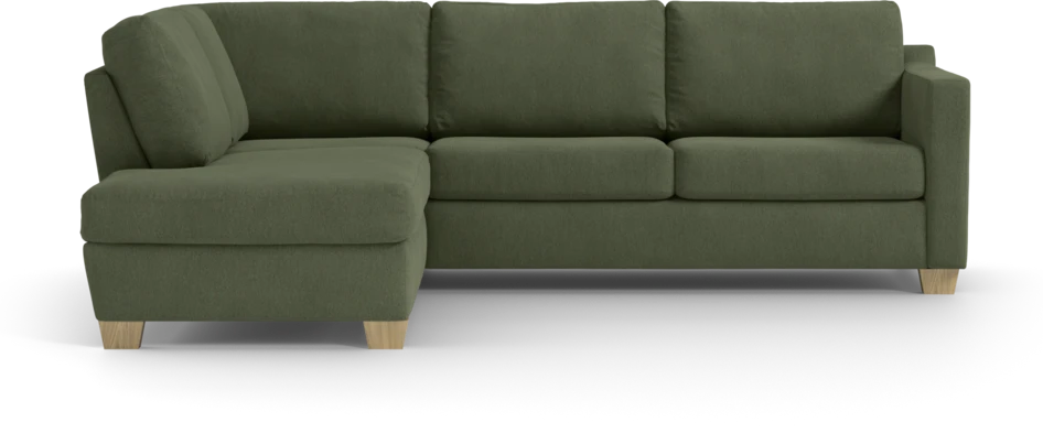 Friday - 2,5-sits soffa med divan vänster - Grön