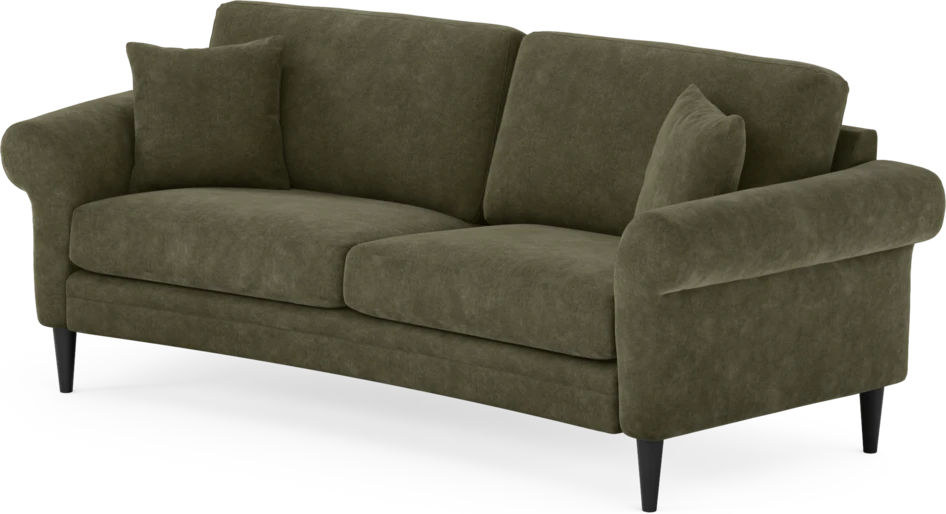 Eden - 2,5-sits soffa svängd - Grön
