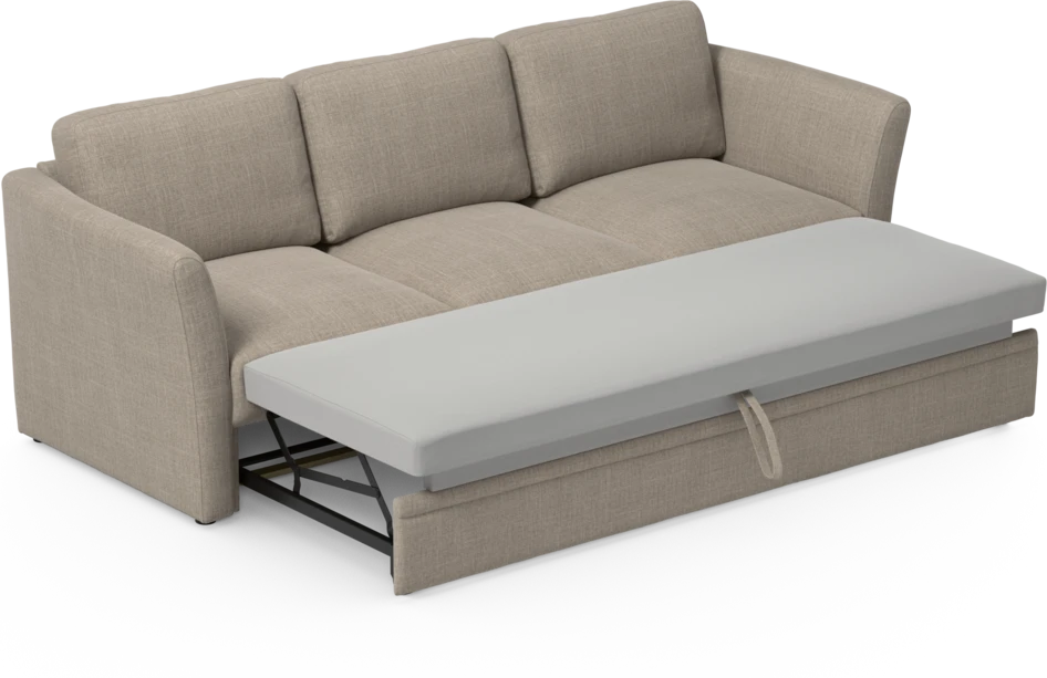 Öland - Bäddsoffa 3-sits, längsbäddad - Beige