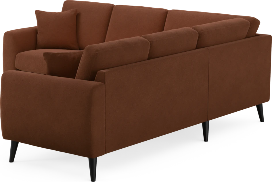 Eden - Hörnsoffa, 2+2-sits - Orange