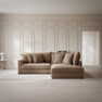 Rossi - 2-sits soffa med divan höger - Beige