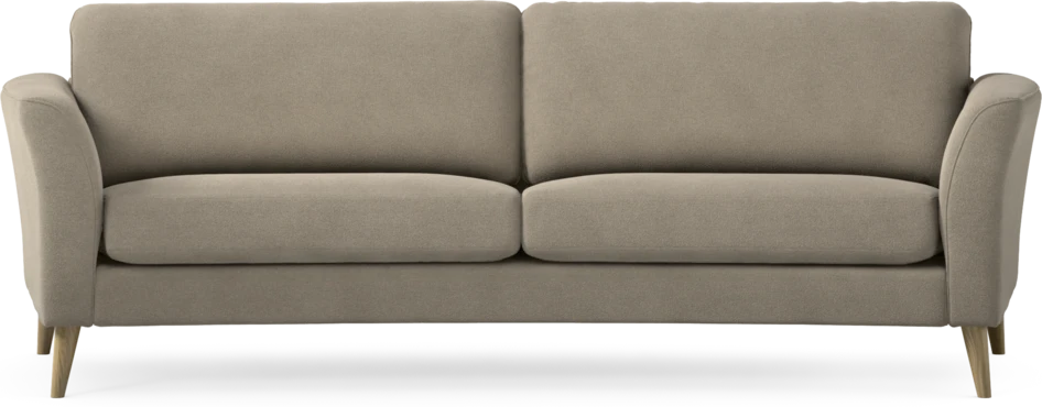 Bridge - 3-sits soffa svängd - Beige