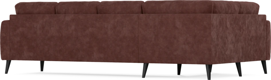 Eden - Hörnsoffa, 1+3-sits - Röd