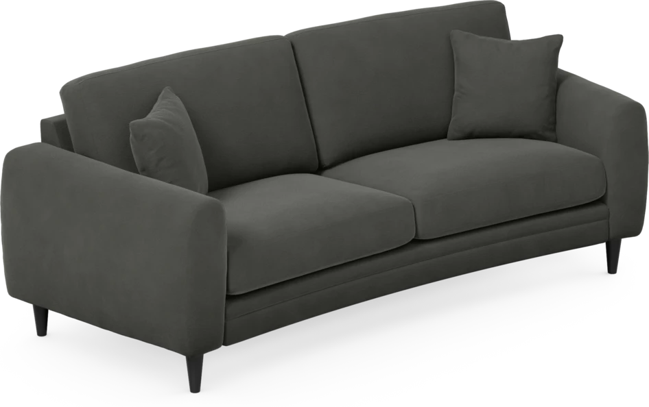 Eden - 2,5-sits soffa svängd - Grå