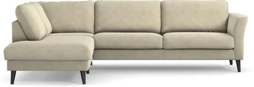 Bridge - 3-sits soffa med divan vänster - Beige