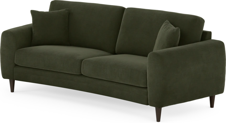 Eden - 2,5-sits soffa svängd - Grön