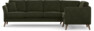 Eden - Hörnsoffa 3+1 - Grön