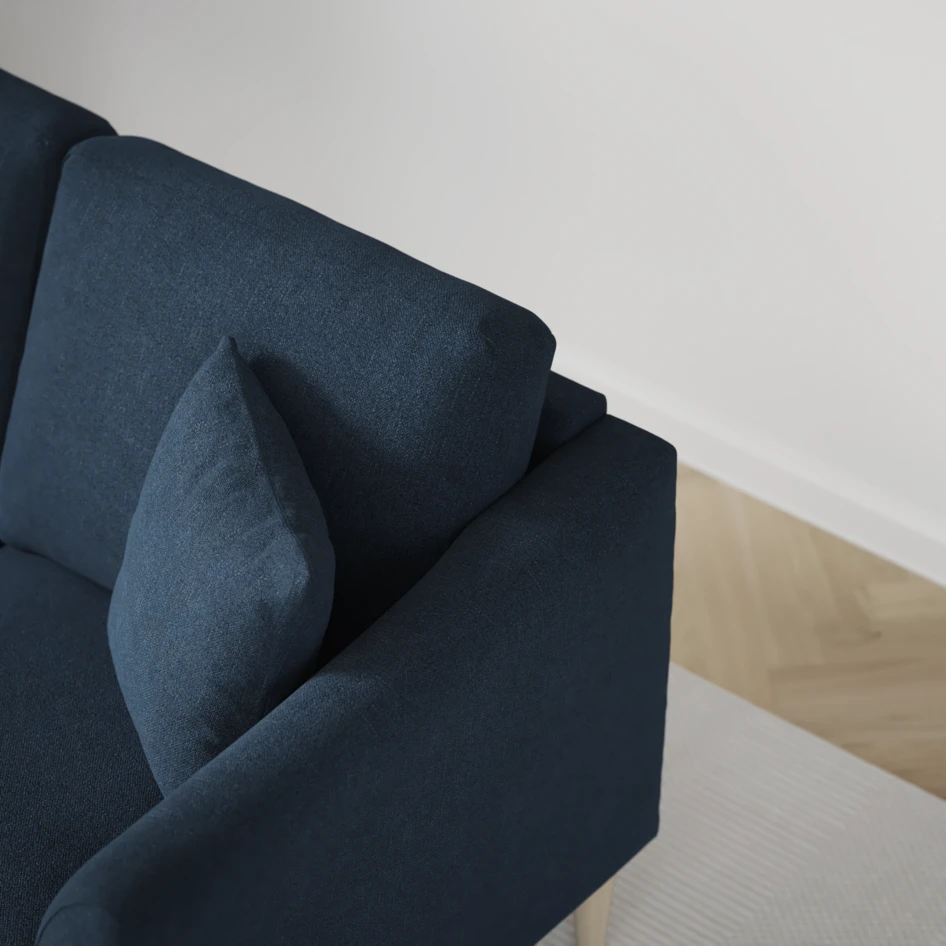Eden - 3-sits soffa - Blå