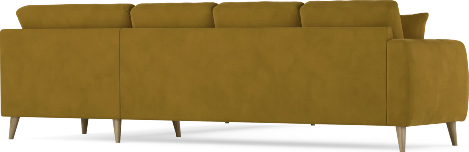 Eden - Hörnsoffa, 3+3-sits - Gul