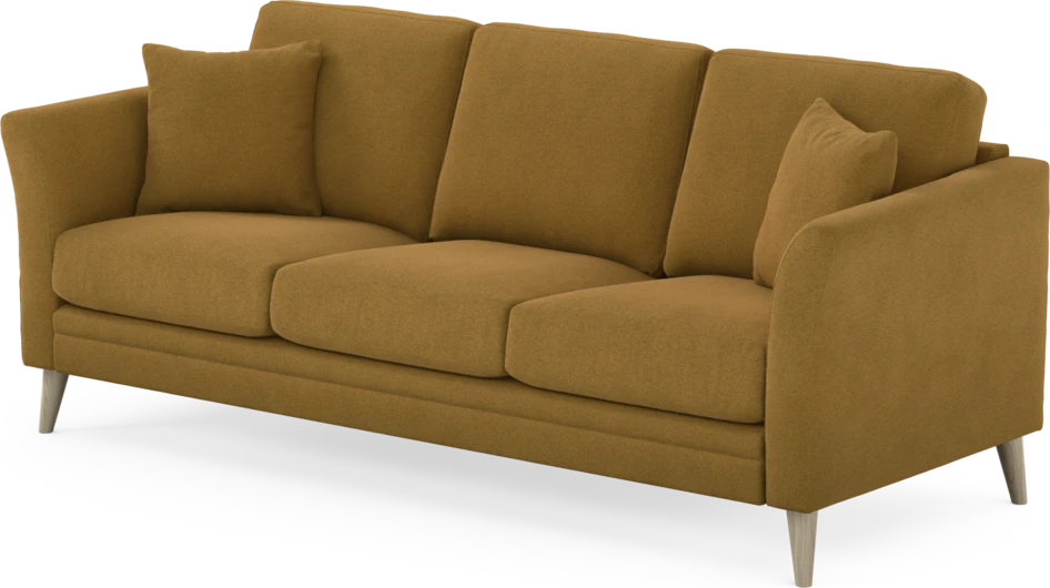 Eden - 3-sits soffa - Gul