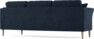 Eden - 3-sits soffa svängd - Blå