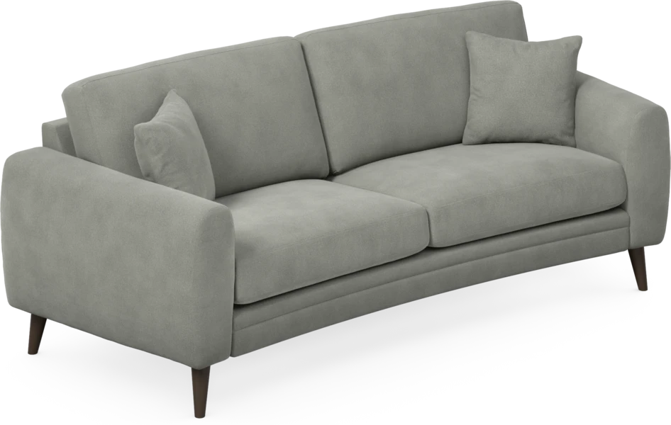 Eden - 2,5-sits soffa svängd - Grå