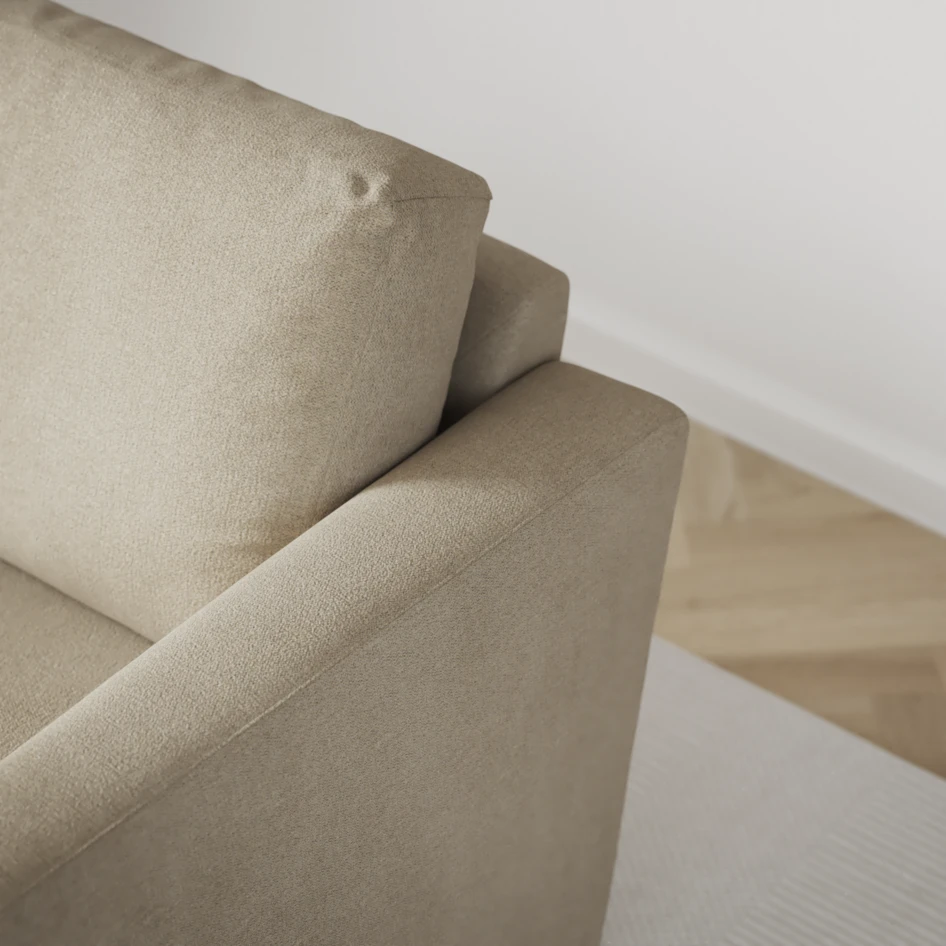 Friday - 3-sits soffa med divan vänster och schäslong höger - Beige