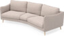 Madison - 3-sits soffa svängd, 90 cm - Beige