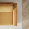 Friday - 3-sits soffa - Gul