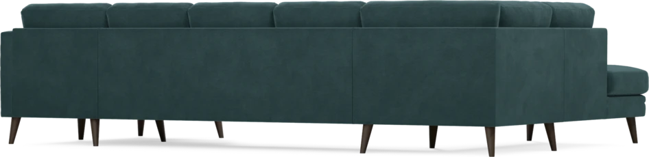 Eden - 3-sits soffa med divan vänster och schäslong höger - Blå
