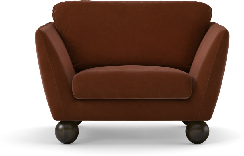 Madison - Fåtölj, 70 cm - Orange