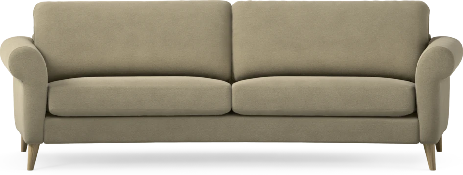 Bridge - 3-sits soffa svängd - Beige