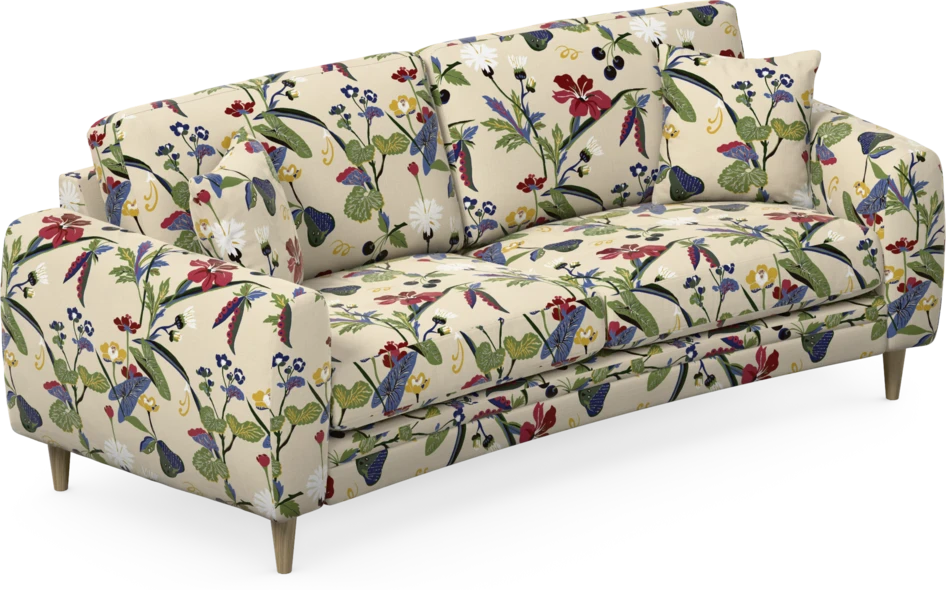 Eden - 2,5-sits soffa svängd - Flerfärgad