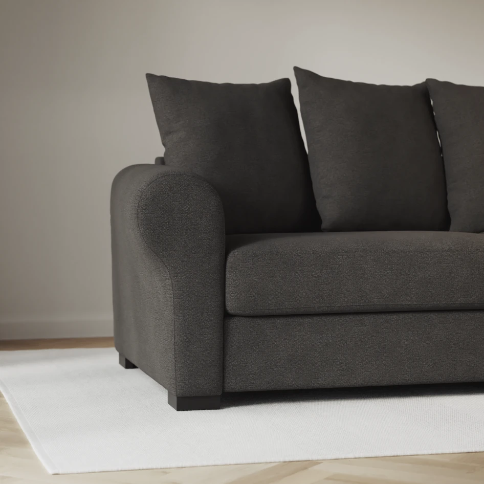 Town - 3-sits soffa - Brun