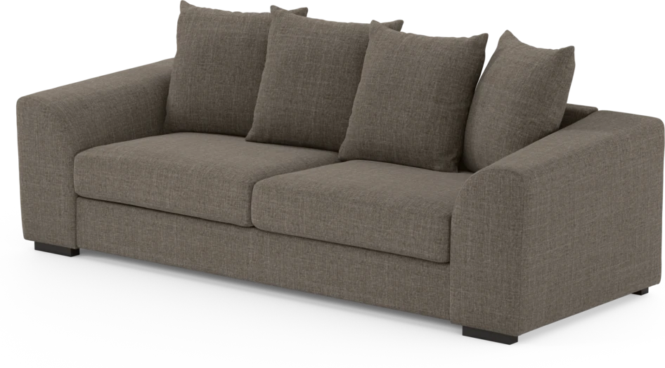 Town - 3-sits soffa - Brun