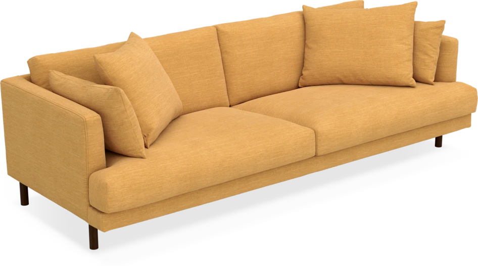 Harper - 4-sits soffa - Gul