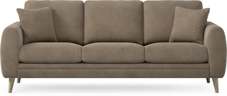 Eden - 3-sits soffa - Brun