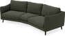 Madison - 3-sits soffa svängd, 90 cm - Grön