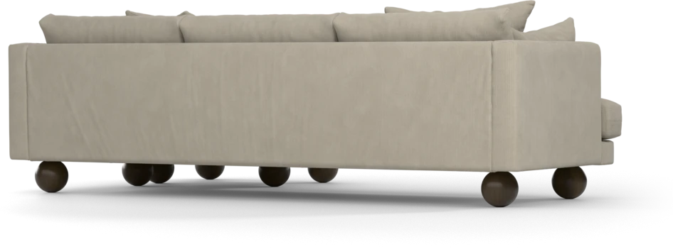 Harper - 4-sits med schäslong höger  - Beige