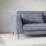 Willow - 3-sits soffa med divan vänster, fast klädsel - Blå