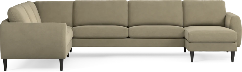 Bridge - Hörnsoffa, 2+3-sits med schäslong höger - Beige